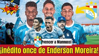 💣BOMBAZoOSPORTING CRISTAL ENDERSON MOREIRA Y EL INÉDITO ONCE QUE PRESENTARÁ PARA VENCER A MANNUCCI [upl. by Tarfe]