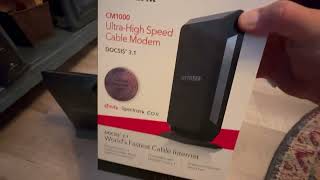 NETGEAR Nighthawk Cable Modem CM1200 Review [upl. by Eastlake]