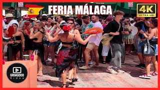 Feria de Malaga 2024 Stunning Summer Festival in Spain  Costa del Sol 4K  Andalucía [upl. by Ydissahc]