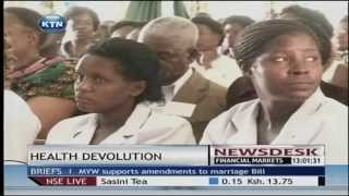 Kenya national union of nurses to resist devolution of health services [upl. by Ahsuas750]