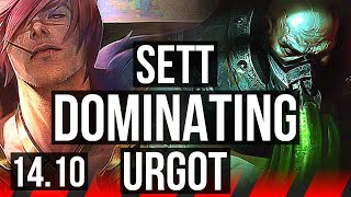 SETT vs URGOT TOP  Dominating  EUW Master  1410 [upl. by Aidul313]