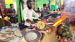 Traditional Kalai Ruti of Rajshahi with Mashed Brinjal  Bangladeshi Street Food [upl. by Harriot]