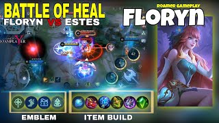 Floryn Best Build and Emblem 2024  Floryn VS Estes  Floryn Gameplay  MLBB  Mobile Legends [upl. by Luther392]