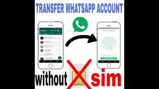 how to use old whatsapp account in new mobile without sim [upl. by Aitetel]