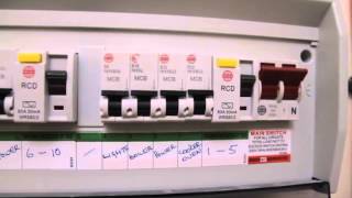 Video Turning electric on amp off Mains Circuit Breaker [upl. by Basset]