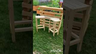 Build these easy bar stools using 2x4’s  diy woodworking shorts howto [upl. by Aramak]