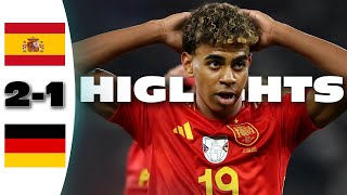 Spain Vs Germany  21  Eurocup2024  Higlights [upl. by Humbert761]