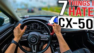 7 Things I HATE About the Mazda CX50 LongTerm Owners Review [upl. by Anivid]