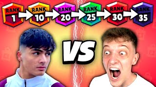 HYRA vs LUKAS PUSH BATTLE 😲 Wer schafft mehr POKALE in 30 MINUTEN 🏆 [upl. by Llewsor]