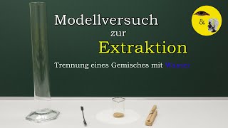 Extraktion  ein Modellversuch Die Trennung eines SandGemisches [upl. by Ennaer327]