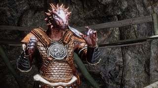 Skyrim Requiem Build Showcase  Unarmed Argonian [upl. by Meara362]