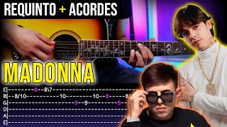 Madonna😍Natanael Cano Oscar Maydon  Requinto 1 2 y 3  ACORDES  TABS  Tutorial Guitarra [upl. by Roi317]