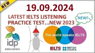 BRITISH COUNCIL IELTS LISTENING PRACTICE TEST 2024  19092024 [upl. by Airdnalahs898]