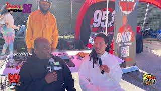 Domani Harris Dreamville 2024 Interview with No Limit Larry of Power 98 Charlotte [upl. by Ycrad]