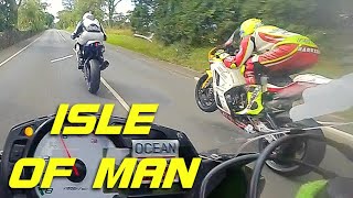 ⚡️LAST LAP✔️ ISLE OF MAN  MANX GRAND PRIX same street circuit as the TT [upl. by Adnamra]