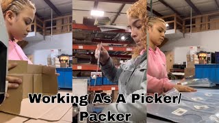 PICKER PACKER IN A WAREHOUSE  A Day At Work With Fathi [upl. by Seedman943]