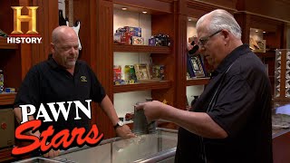 Pawn Stars Rick is Skeptical of PreRevolutionary Pewter Tankard Season 13  History [upl. by Butte]