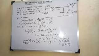 Transmission Line Equations [upl. by Edelstein]