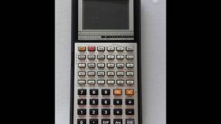 Vintage Calculator Casio FX7000G Scientific Japan [upl. by Lucic]