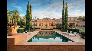 Intricate Palatial Chateau in Houston Texas  Sothebys International Realty [upl. by Lleryd]