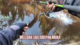 casting kakap putih barramundi pakai soft lure WAIKI58 [upl. by Vergos]