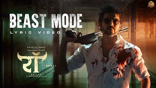 Beast Mode  Lyric Video Hindi  Beast  Thalapathy Vijay  Sun Pictures  Nelson  Anirudh [upl. by Nairod]