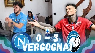 Napoli  Atalanta 03  VERGOGNA 🤬 LIVE REACTION NAPOLETANI HD [upl. by Haley]