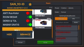 apk mod menu BIG ROOM DLL bussimulatorindonesia V432 [upl. by Nylime107]