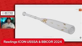 Rawlings ICON Baseball Bat Review 2024 USSSA amp BBCOR [upl. by Dmitri583]