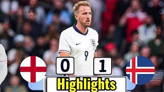 England vs Iceland 10 Extended Highlights  International Friendly 2024 [upl. by Tjaden]