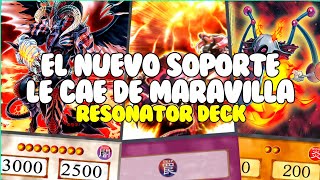 MI NUEVO DECK RESONADOR es MEJOR de lo que IMAGINABA con el NUEVO SOPORTE  YuGiOh Duel Links [upl. by Bilat]