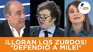 El ministro Guillermo Francos defendió a Milei y dejó llorando a Maria Pauta Santillán en LN [upl. by Nazler]