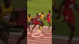 La mítica carrera de Usain Bolt💀trackandfield youtubeshorts shorts trending atletismo olympics [upl. by Oys]