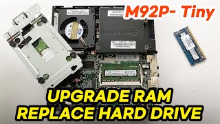 Lenovo M92PTiny MemoryRAM amp Hard DriveSSD Upgrade [upl. by Worl]