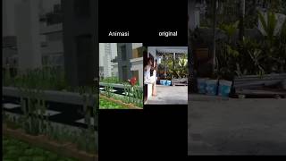 Jangan kemana mana pak 🗿Animasi Vs Original   minecraft animation prisma3d [upl. by Alyam]