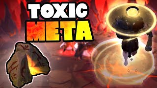 New META LIFE TOUCH Build  Albion Online TOXIC Corrupted Dungeon Build [upl. by Raynard386]