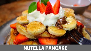 Nutella Pancake Recipe [upl. by Enirak484]