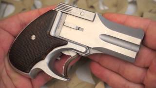 American Derringer Corp 38 DA Double Action 2 Shot Pocket Gun Overview Texas Gun Blog [upl. by Katerine993]