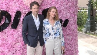 Natalia Vodianova and Antoine Arnault at the Dior Homme Menswear SS 2019 Fashion Show in Paris [upl. by Lesslie]