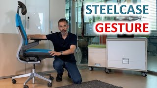 Steelcase Gesture Adjustments  Independent Review By An Ergonomics Expert [upl. by Ahsitam]