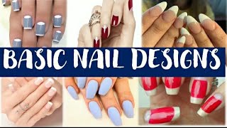 BASIC NAIL DESIGNS [upl. by Marlena]