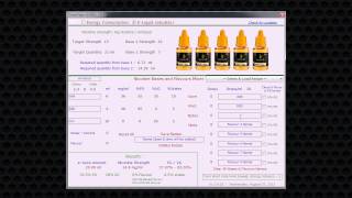 Smart Vape LIQMix  eJuice Recipe Calculator [upl. by Urissa]