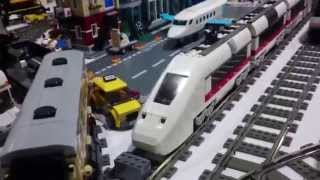 樂高火車 LEGO METROLINER 4558 train  Taiwan [upl. by Burnham]