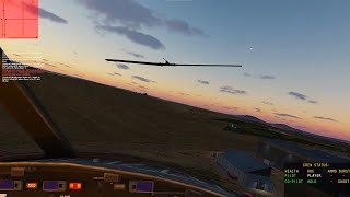 Huey evading 2 Flankers [upl. by Brinn]