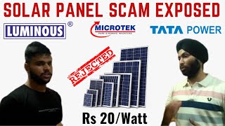 Fake Solar Panels in Wholesale Market Delhi  Solar Panel Wholesale Market in Delhi EXPOSED [upl. by Buote]