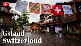 🇨🇭 Gstaad Switzerland Walking tour through the Luxurious Village for worlds Celebrity [upl. by Aseret182]