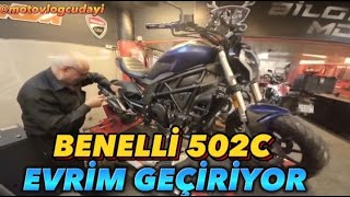 BENELLİ 502C MODİFİYE GÜÇLENDİRME YAZILIM SES motovlog motosiklet benelli502c benelli [upl. by Christa]