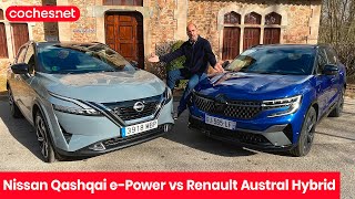 Comparamos Nissan Qashqai ePower  Renault Austral Hybrid  Prueba SUV en español  cochesnet [upl. by Ennaylil315]