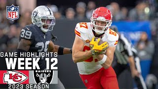 Kansas City Chiefs vs Las Vegas Raiders Game Highlights  NFL 2023 Week 12 [upl. by Anyehs]