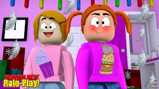 A Roblox Sleepover With Molly amp Daisy [upl. by Aleyak439]